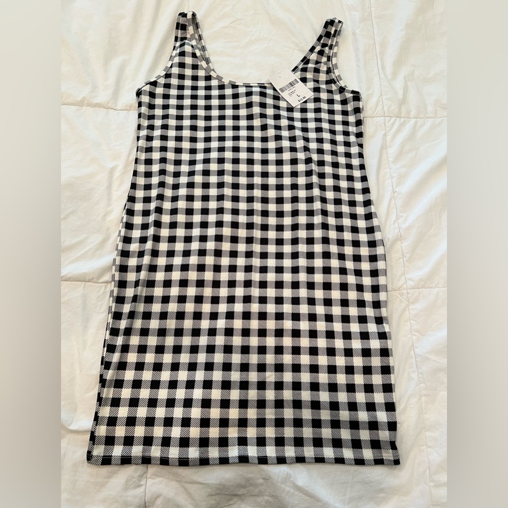 Forever 21 Gingham Bodycon Mini Dress